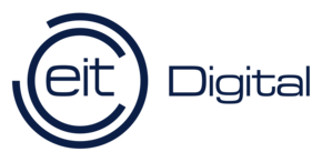 Eit digital logo landscape transparent azul